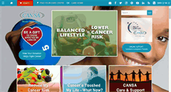 Desktop Screenshot of cansa.org.za